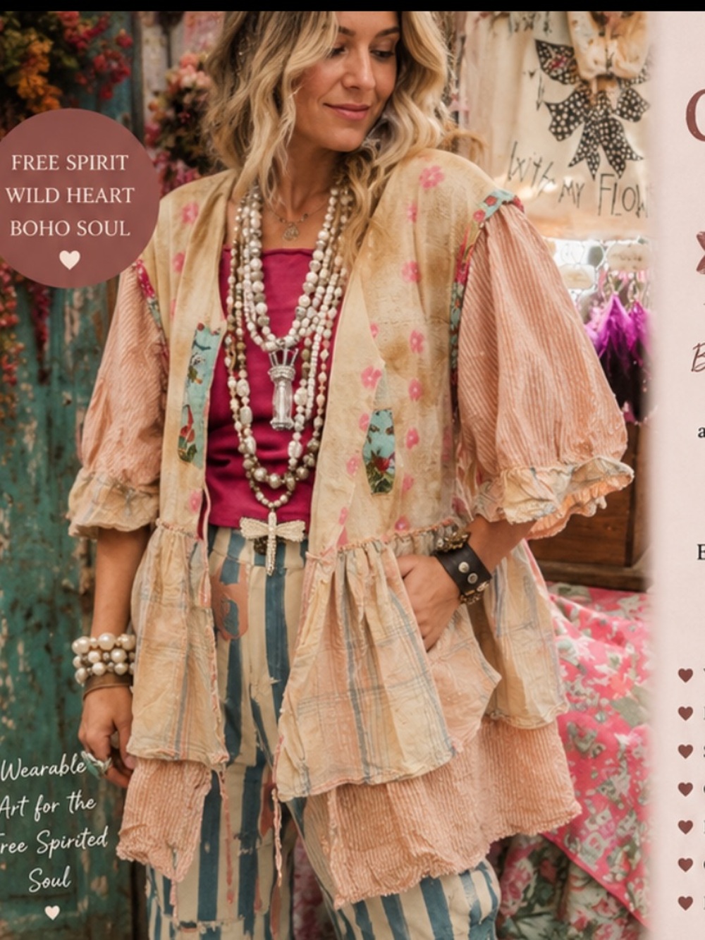 A Rare Bird Celebration Top.
Wearable art at its finest O/S